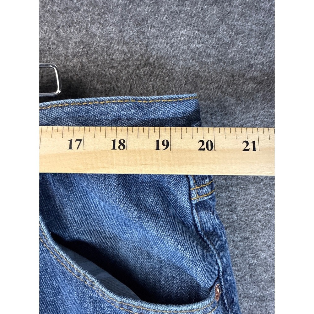 Cinch Black Label Rigid Jeans 40x38 Blue Denim‎ Straight Leg Cowboy Work Pants - Picture 6 of 14